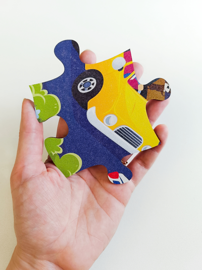 Пазл "Транспорт в городе"