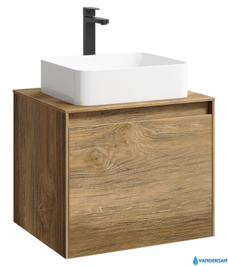 Тумба под умывальник Aqwella Mobi-60, цвет дуб балтийский