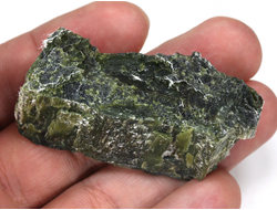 Хризотил-асбест, необработанный образец, Россия, КЧР, Урупский район, Беденский массив, м-ние Мощевая балка (55*25*18 мм, 30 г) №29876