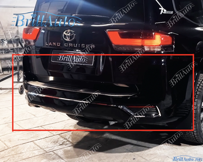 Задний бампер и обвес Toyota Land Cruiser 300 70th Anniversary