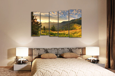 Модульная картина "Солнечные склоны"