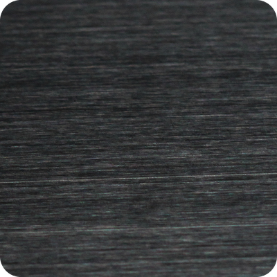 Бордюр-вставка разделительный профиль Лука ПП 01-10НСБ(304).2700.015 Брашинг черный