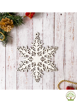 Ёлочное украшение «Ажурная снежника»