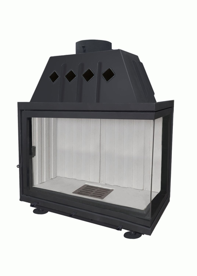 Каминная топка Экокамин Альфа 1000 R два стекла правая