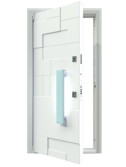 Арт. 125х35 Glass Facet Premium White, L-700 мм