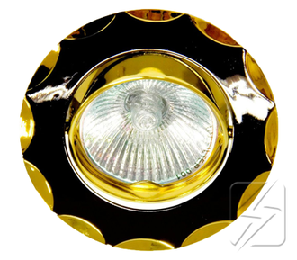 Спот (светильник) MR16 KL734 черный-золото