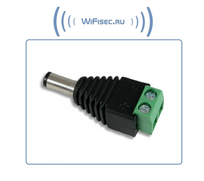 PV-T2F Переходник для подключения питания к камере (штекер Ø 5.5мм), папа