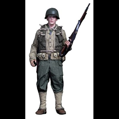 Рядовой Дэниэл Джексон (Спасти рядового Райана) - Коллекционная ФИГУРКА 1/6 scale US Ranger private sniper 2nd Ranger Battalion  france  1944 (FP003A) - Facepoolfigure
