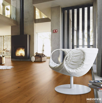 Паркетная доска Meister Дуб Витал Конигстальм 8837 в интерьере
