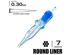 7 RLLT / 0,30mm - Round Liner Long Taper "EMALLA ELIOT"