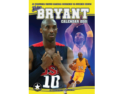 Kobe Bryant Basketball Иностранные перекидные календари 2021,Kobe Bryant Calendar 2021, Intpressshop
