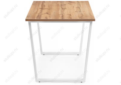 Стол Лота Лофт 120 25 мм дуб вотан / белый матовый