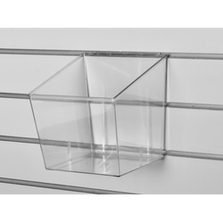 Односекционный короб из оргстекла на экономпанель