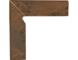 Плинтус двухэлементный лестничный левый Semir Beige 30x30 (2x30x8,1)
