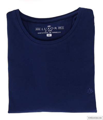 Футболка мужская синяя LUXOR