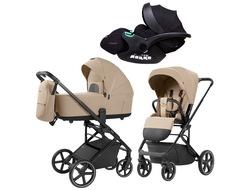 Коляска 3в1 Carrello Alfa Natural Beige 2025 (Verona)