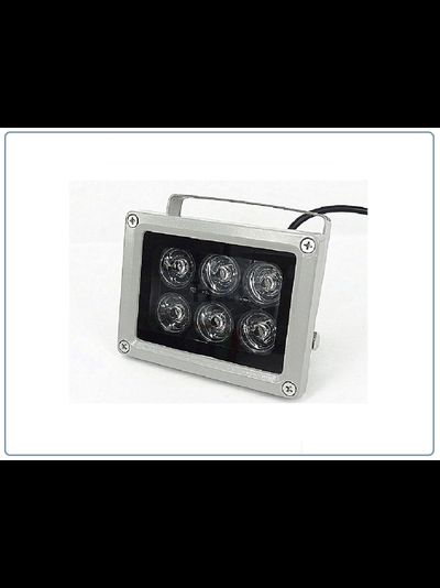 ИК прожектор (840 нм), питание 12 В (дальность подсветки до 45 м.)