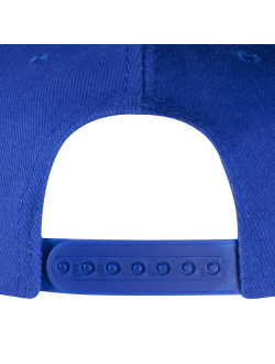 Кепка с прямым козырьком синяя (мяч классический)