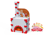Детский песочный комплекс "Сказка" в форме печи