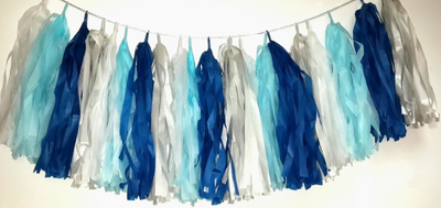 Гирлянда Тассел, 3 м, 12 листов, МИКС