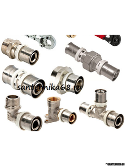 Пресс фитинги для сшитого полиэтилена