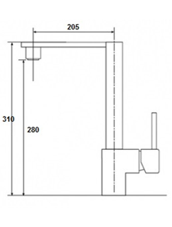 Смеситель Reginox VARESE chrome