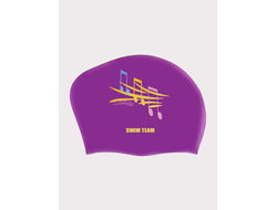 Шапочка для плавания женская для длинных волос ( цвета в ассортименте )