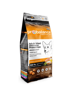 Корм Probalance для собак крупных пород, курица 15 кг