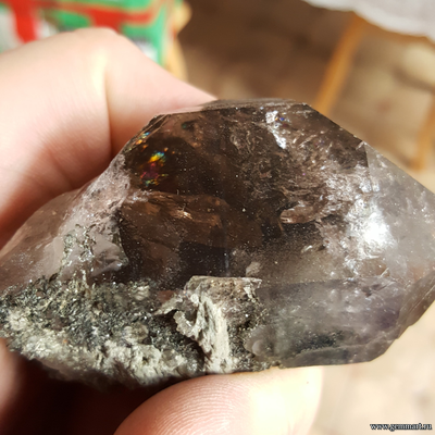 Дымчатый кварц с хлоритом. 80*40*38мм