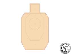 Мишень IDPA картон