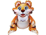 Шар 3D (39&#039;&#039;/99 см) Фигура, Тигр, 1 шт. в уп.