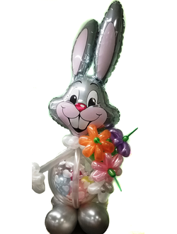 Фигура "Заяц с букетом" 140 см