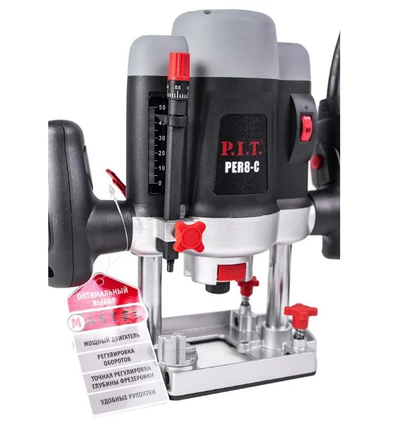 Фрезер электрический от сети P.I.T. PER8-C МАСТЕР / фрезерный станок ПИТ для обработки дерева
