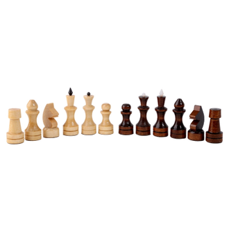Настольная игра Шахматы обиходные лакированные с доской