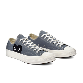 КЕДЫ CONVERSE PLAY COMME DES GARCONS серые низкие