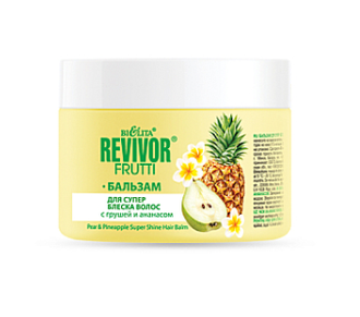 БЕЛИТА Revivor Frutti Бальзам для суперблеска волос с грушей и ананасом 300мл