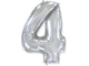 Фольгированная цифра-Серебряная