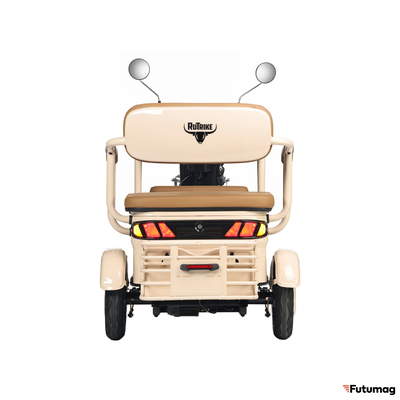 Электротрицикл Rutrike Gelbert Atlas 48V/60V 600Вт бежевый