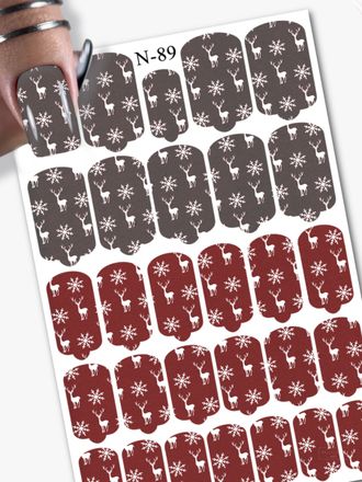 Пленка для маникюра Осень/Зима N-089