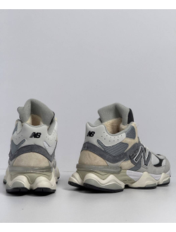 New Balance 9060 Light Grey с мехом