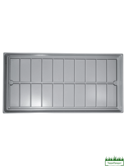 ПОДДОНЫ ИЗ ПЛАСТИКА  5 ШТ.в комплекте - Гидропонный поддон с канавками 1250x550x50