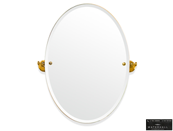 TW Harmony 021, вращающееся зеркало овальное 56*8*h66, цвет держателя: золото