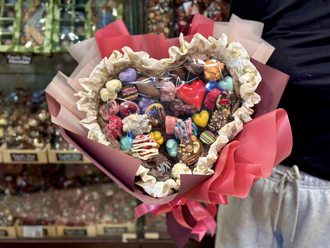 Букет из конфет Сердце Бельгийский шоколад