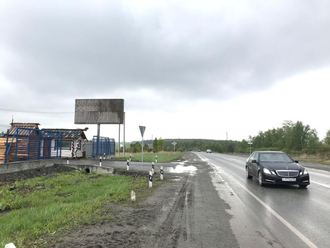 Билборд, Строительный рынок "Загородный", въезд в Арамиль из Сысерти №12