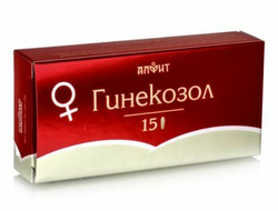 Свечи "Гинекозол" с боровой маткой 15шт по 2г