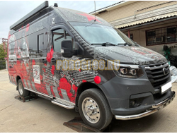 Пороги с накладным листом Папа Тюнинг d53 для ГАЗель Next NN 2021-