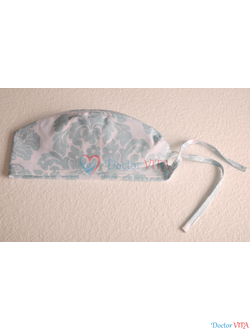 Медицинская шапочка "Голубые блестки"