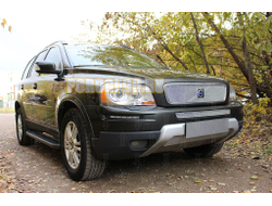 Защита радиатора Volvo XC90 2006-2009 chrome верх PREMIUM