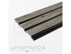 стеновая панель Grace 3D RAIL Ольха