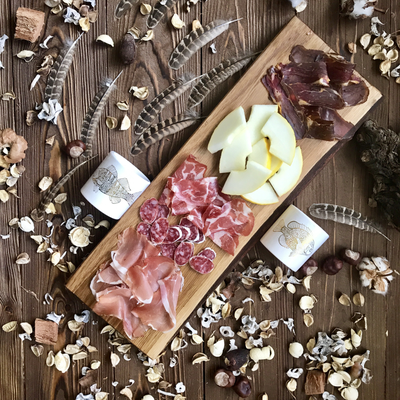 Доска для подачи, дуб, светлая